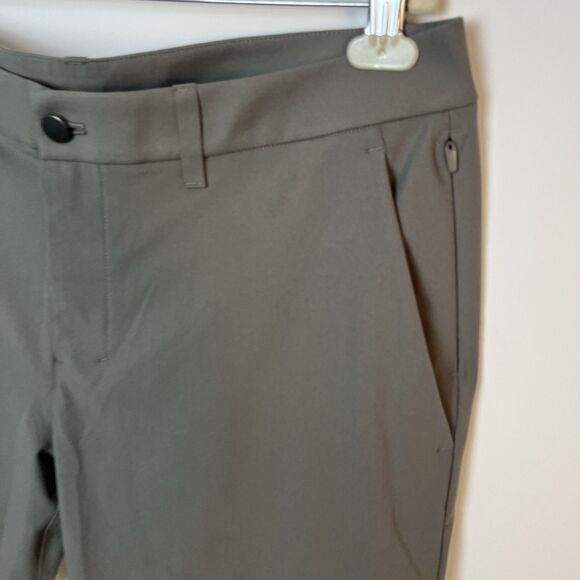 Lululemon Pants Mens 36 ABC Slim Commission Golf Chino Green 266 - Picture 4 of 4